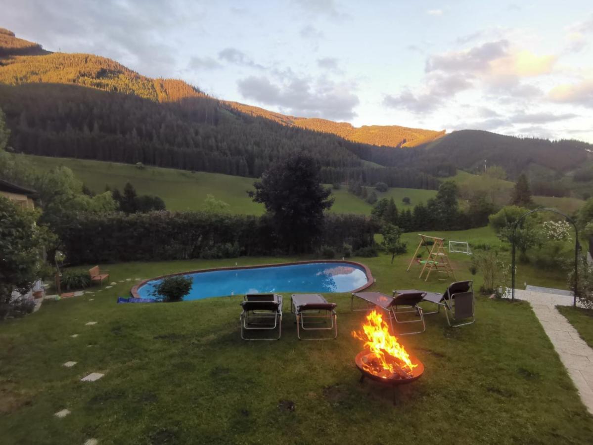 Pool, Pokale, Sauna, Billard, Kirche U. Viel Natur Vordernberg 외부 사진