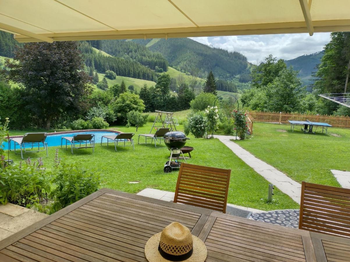 Pool, Pokale, Sauna, Billard, Kirche U. Viel Natur Vordernberg 외부 사진